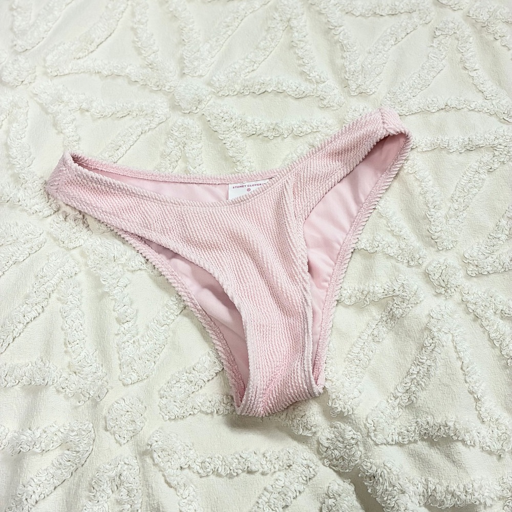 Stoney Clover Lane blush pink bikini bottoms